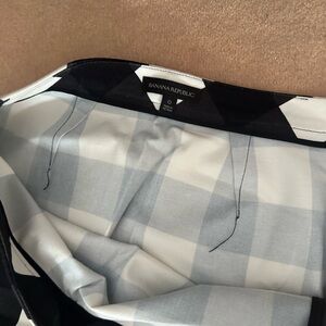 Banana republic plaid pencil midi skirt